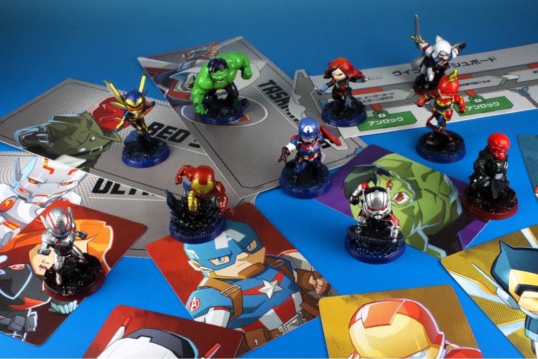 ボードゲーム MARVEL UNITED マーベルユナイテッドフィギュア塗装済み