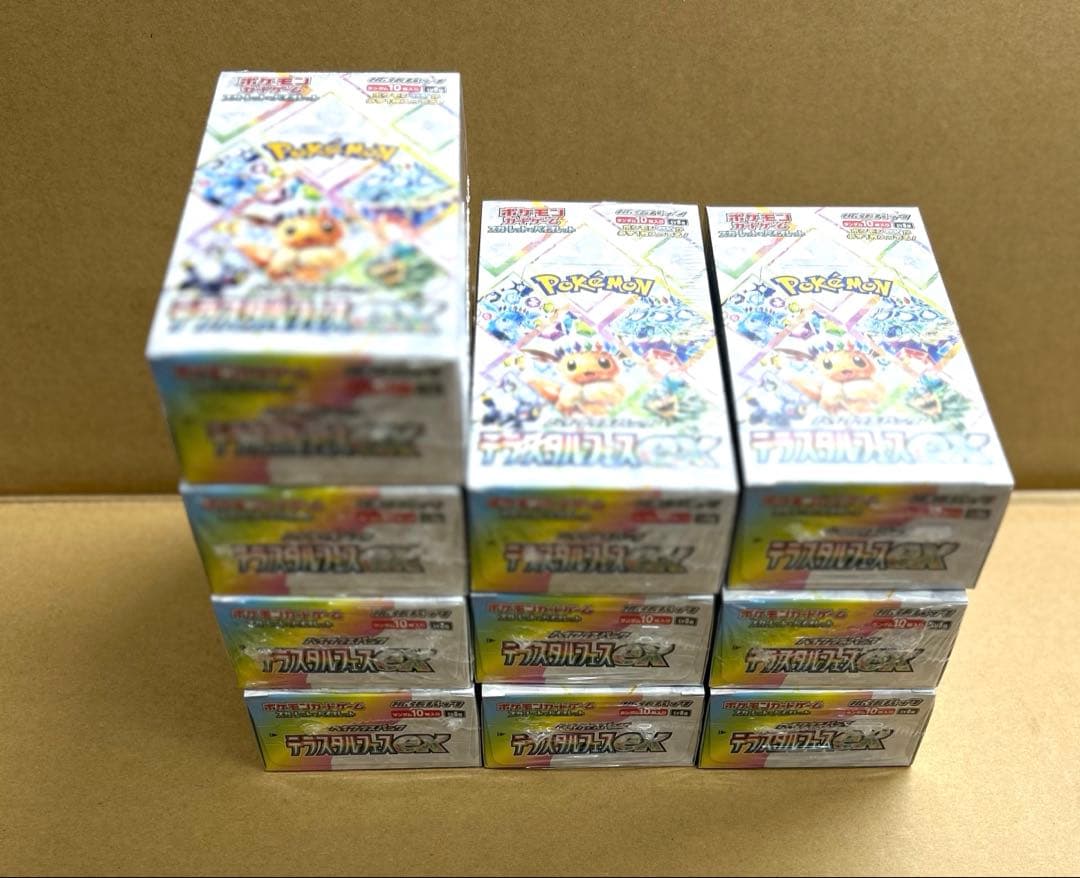 ポケモンカード　テラスタルフェスex シュリンク付き　10BOX