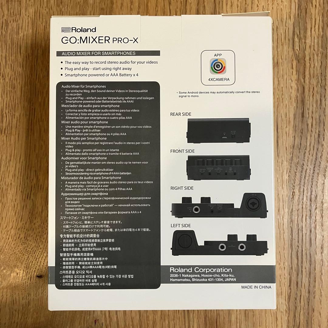 配信機器・PA機器・レコーディング機器 GO:MIXER PRO-X Roland