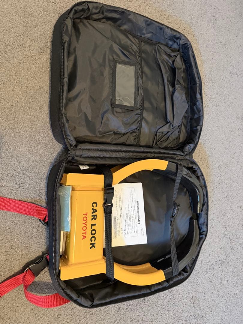 トヨタ 純正品 カーロック タイヤロック 専用バッグ付き