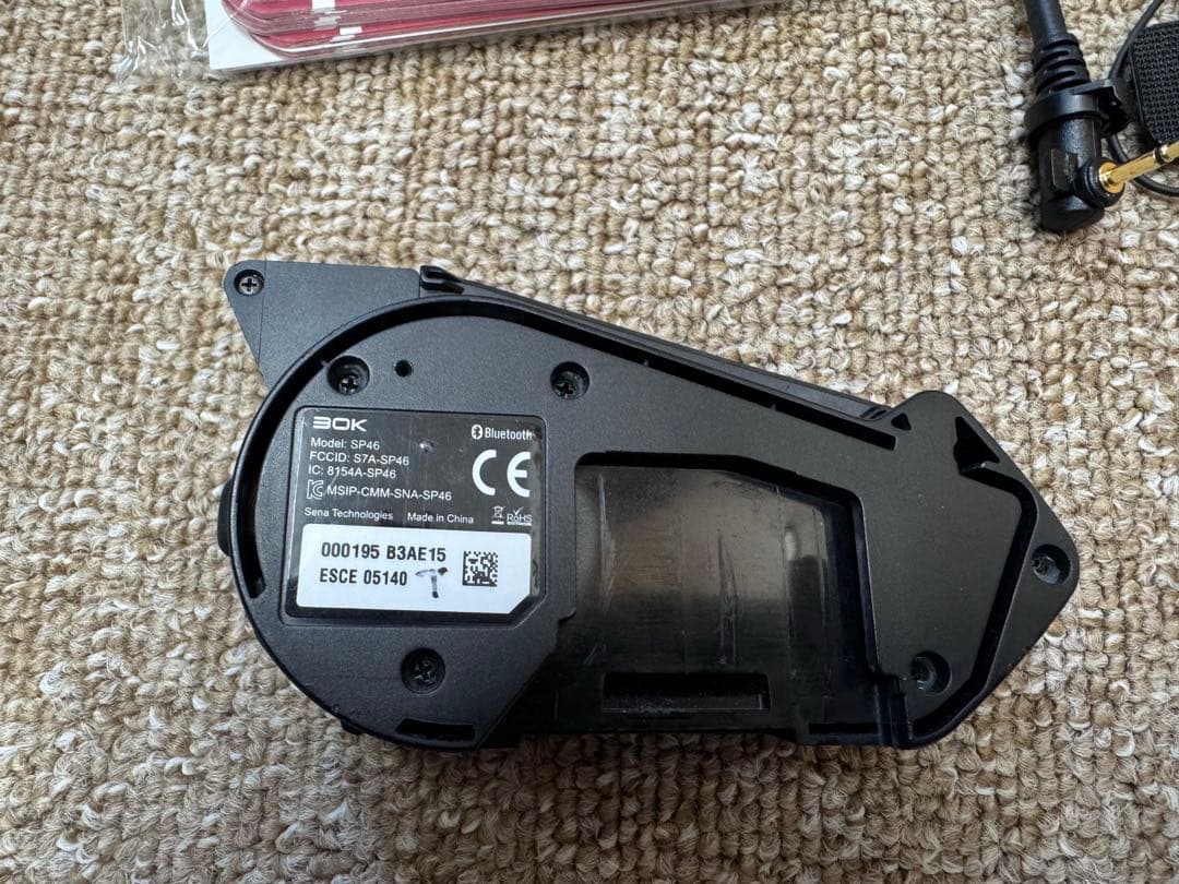 バイク用　インカム　SENA 30K 中古品　動作確認済み