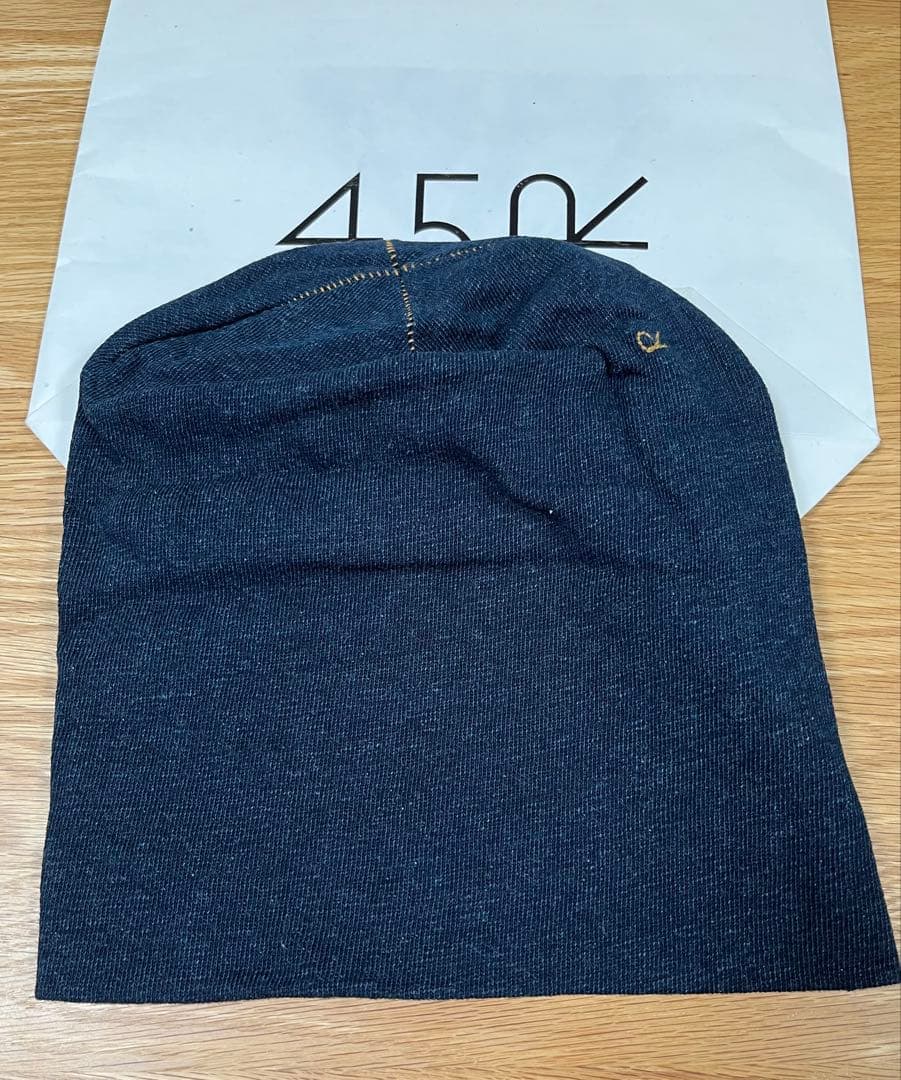 未使用フォーティファイブ・アール(45R)インディゴニット帽
