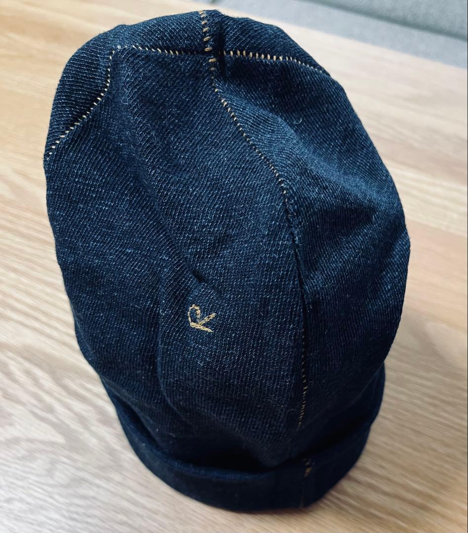 未使用フォーティファイブ・アール(45R)インディゴニット帽