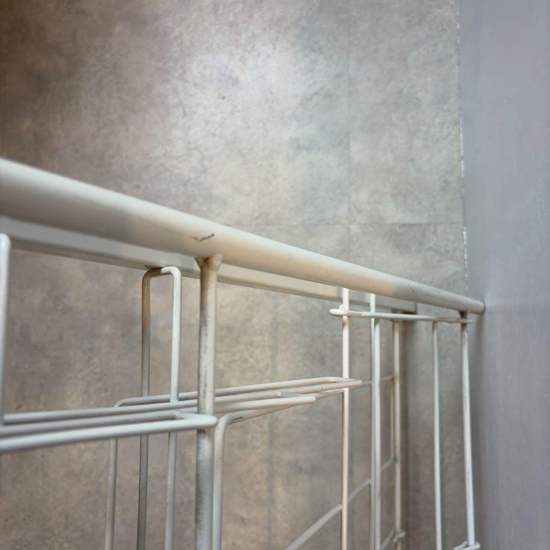 カタログスタンド　パンフレットスタンド　2列10段　折りたたみ可能