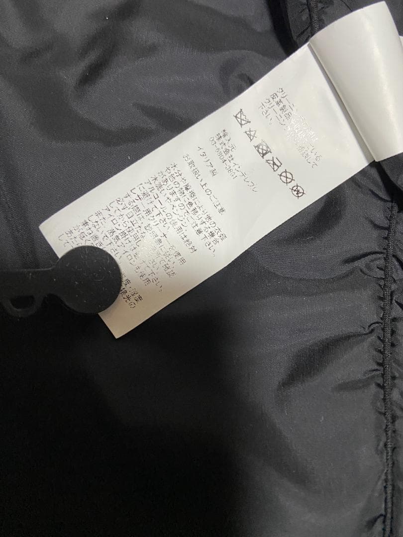 EMMETI ANDREA 中綿入り シングルライダースジャケット46