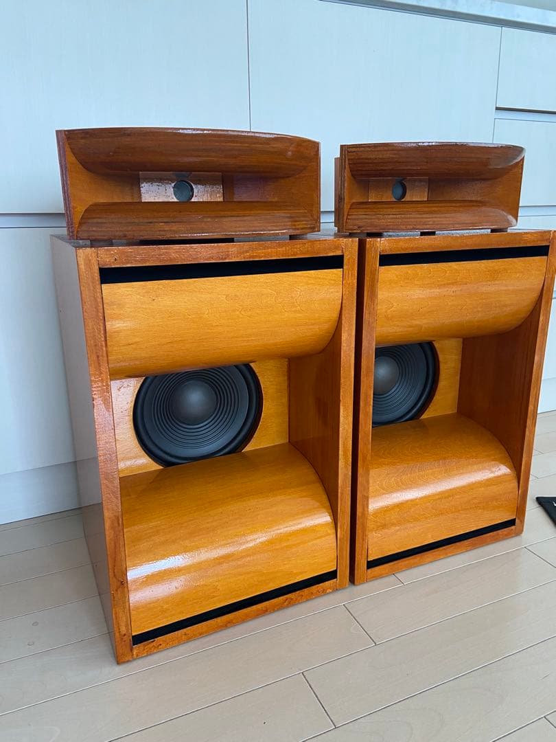 ウッドホーン搭載フロントロードホーンスピーカー