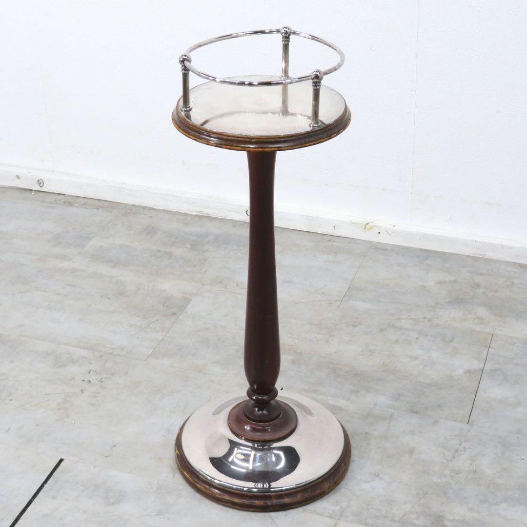 ★激渋★アンティークワインクーラースタンド骨董ビンテージシャンパン木製イタリア製