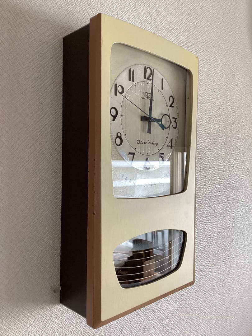 Tokyo clock(東京時計製造)トランジスター振り子時計　昭和30年代