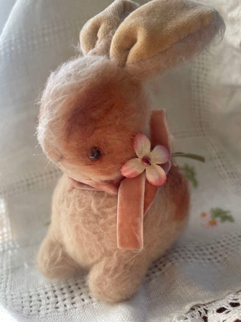 作家さま　アンティーク風　うさぎ　ぬいぐるみ