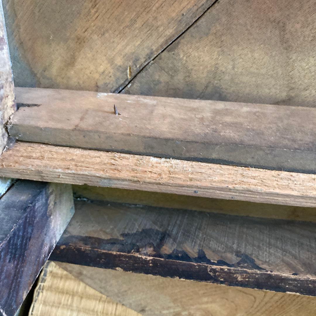 アンティーク 木製 円形座卓