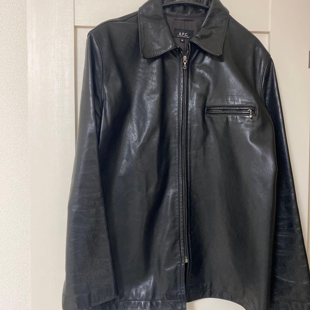 A.P.C シングルライダースジャケット