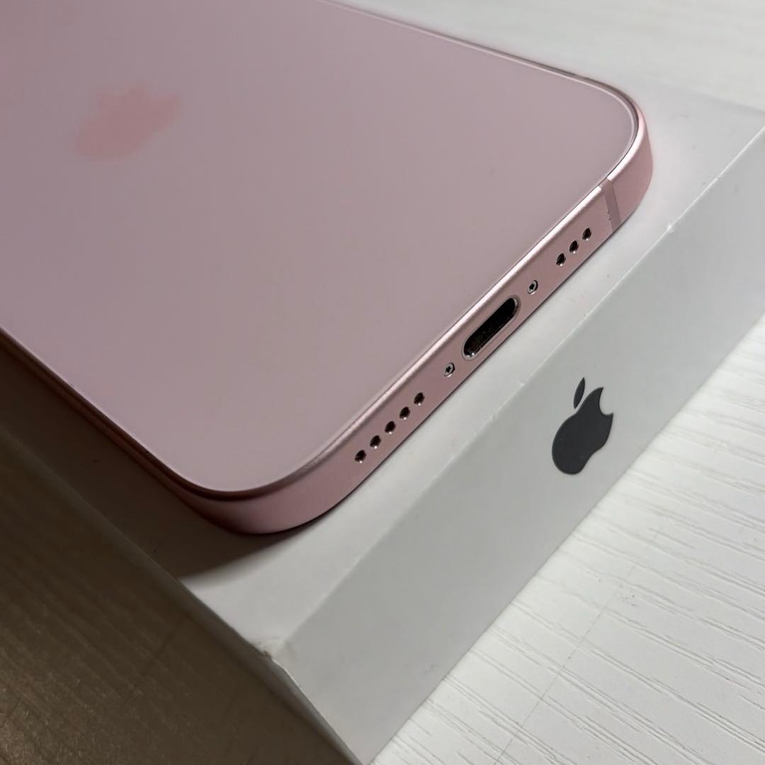 iPhone15 128GB ピンク SIMフリー 極美品