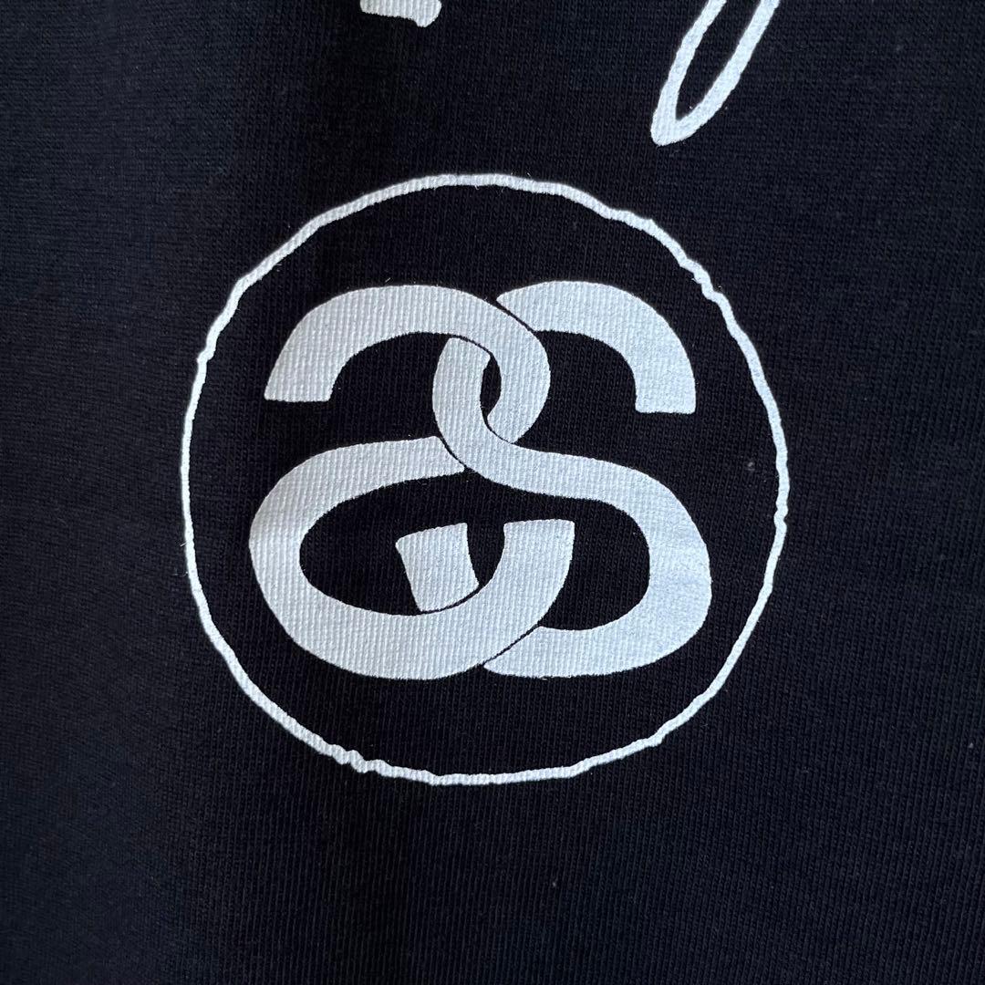 【新品】【両面プリント】ステューシー　Tシャツ　L　ブラック