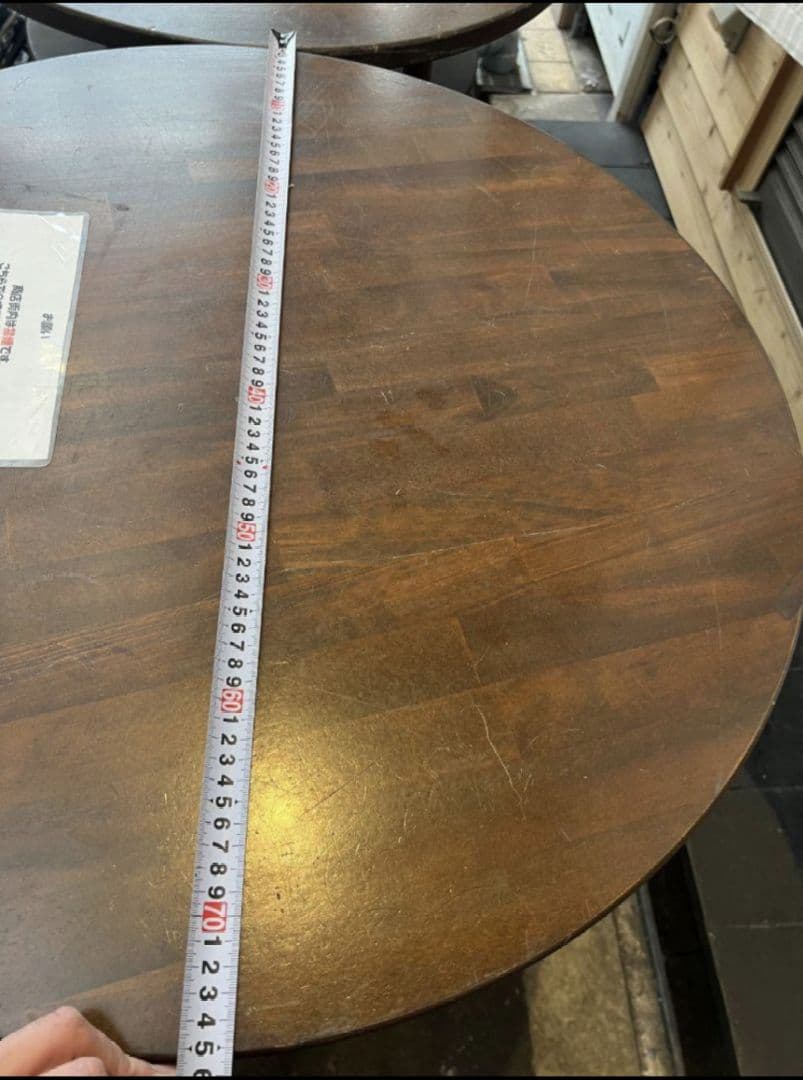 【miya】木製 ワイン樽テーブル 高さ110cm