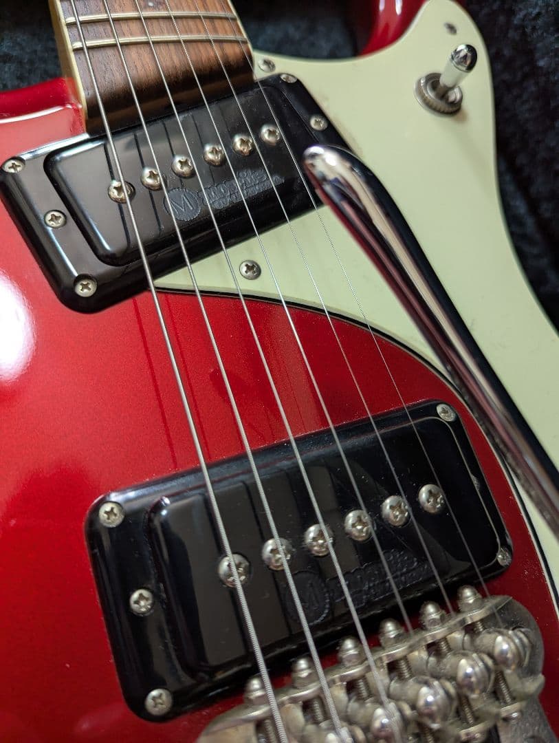 モズライト　Super Custom65 ？ ネックトラ杢　黒雲 mosrite