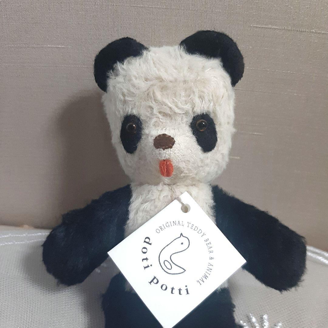 人気国内作家様　アーティスト　テディベア　doti potti様　パンダ