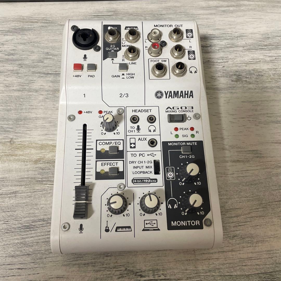 YAMAHA AG03 USBミキサー
