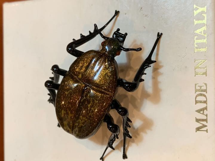 ベネチアンガラス　巨匠ヴィットリオ・コスタンティーニ　コガネムシ