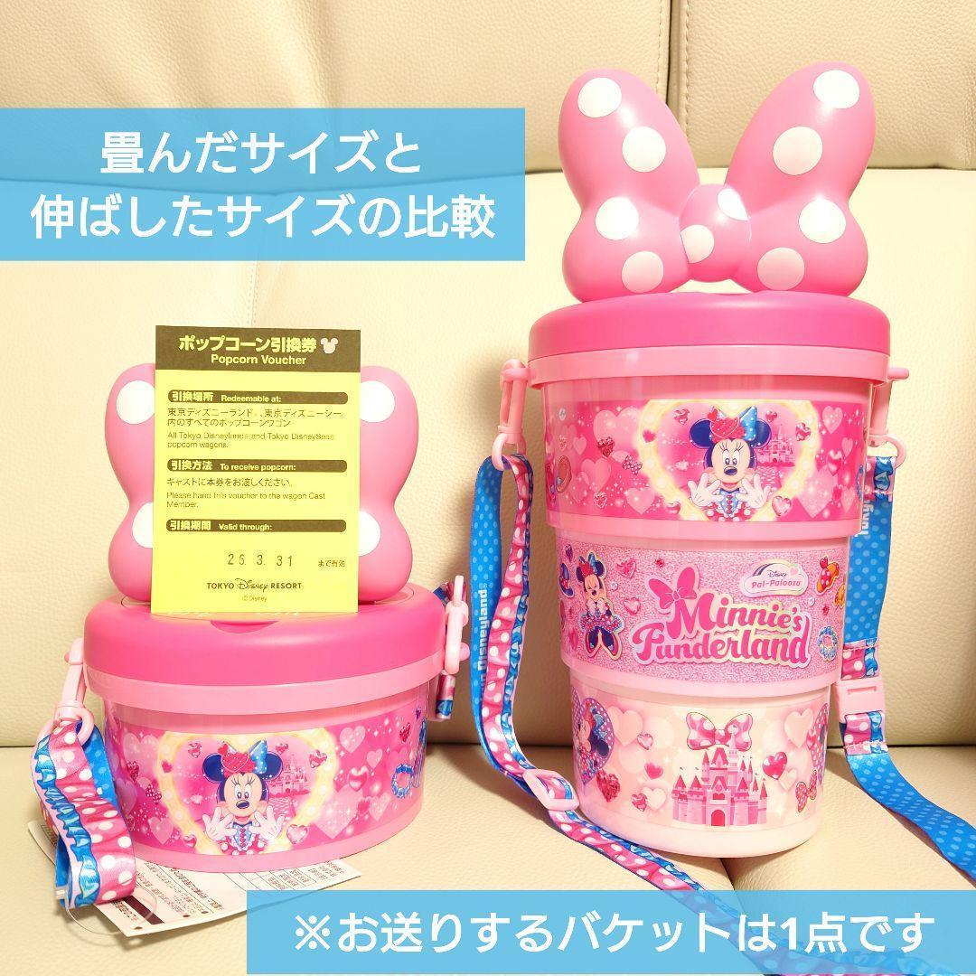 ディズニー・パルパルーザ「ミニーのファンダーランド」ポップコーンバケット（新品）