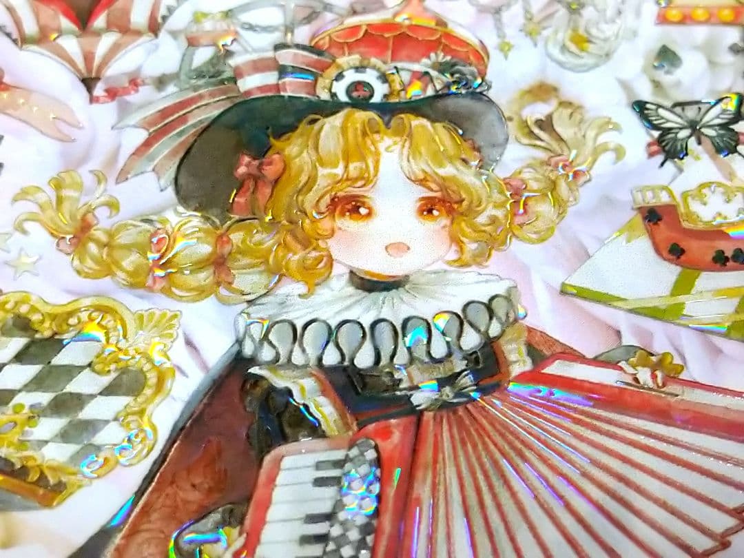 ✩のこり１✩J368＃乐园舞会(贝壳光)shine切り売り海外人物マステ女の子