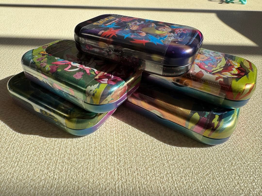 英語版 ポケモンカード Mini Tin 5個