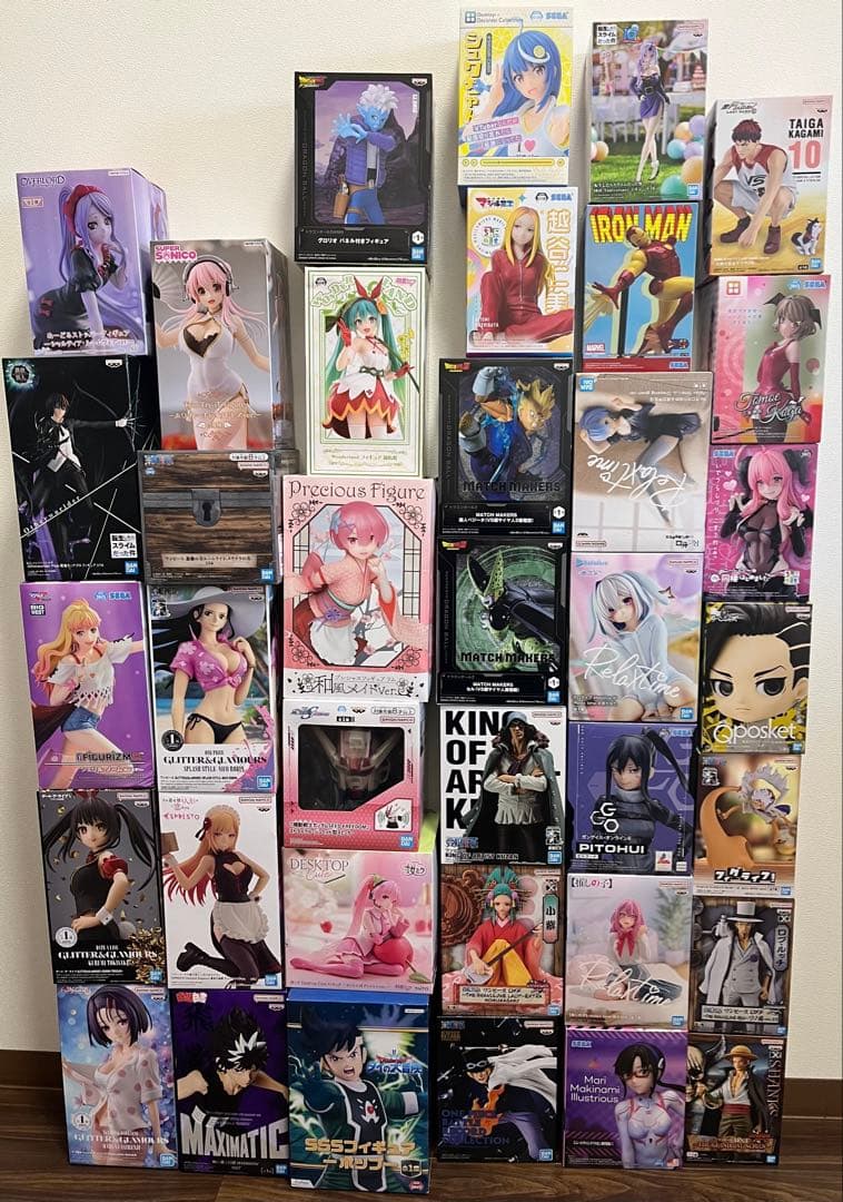 人気フィギュア37個まとめ売り（ドラゴンボール、ワンピース、呪術、美少女など）