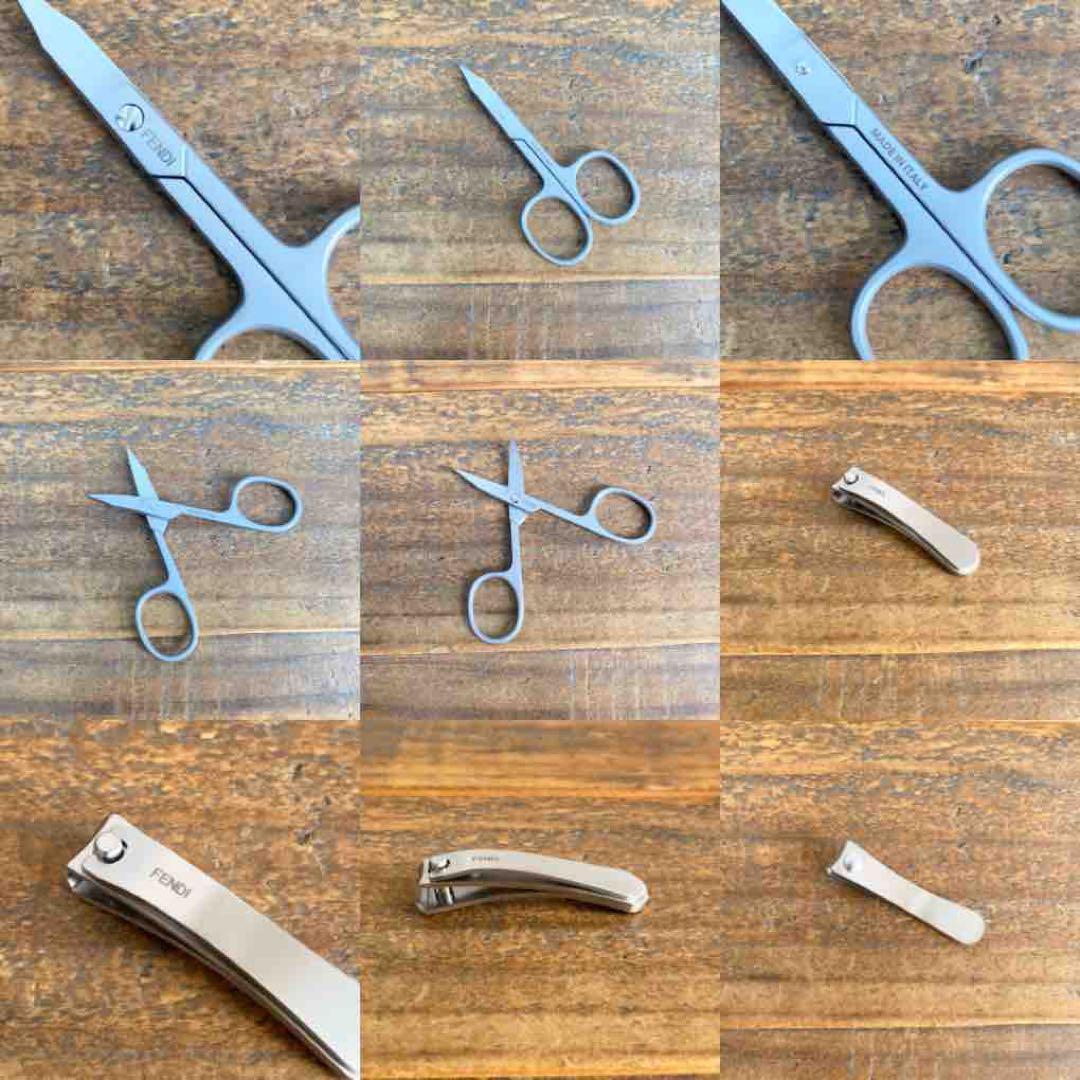 FENDI フェンディ グルーミング ネイルケアセット レザーケース付き 爪切り