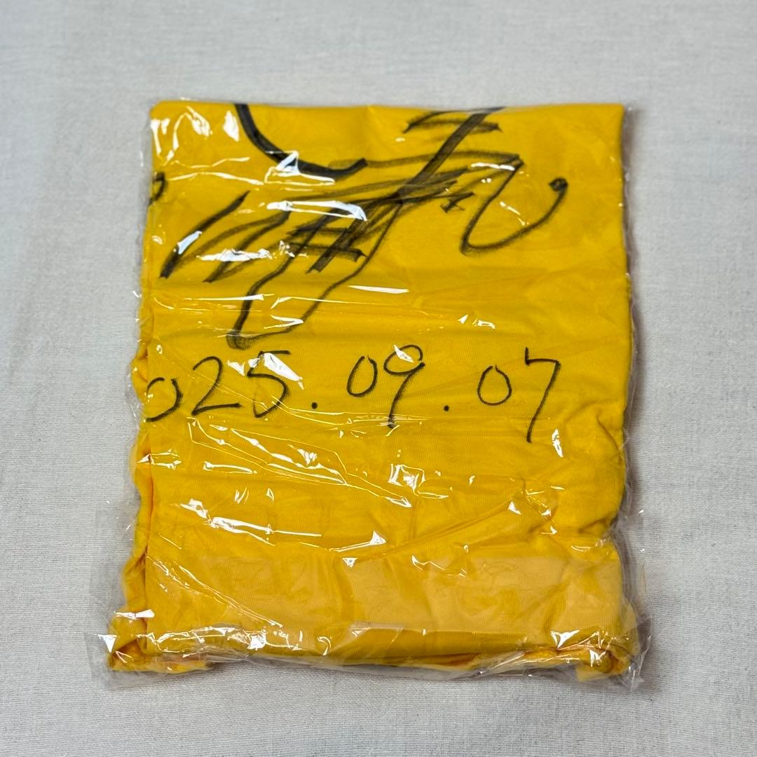 高嶺のなでしこ　城月菜央　サイン入り メンバーカラーTシャツ　XL