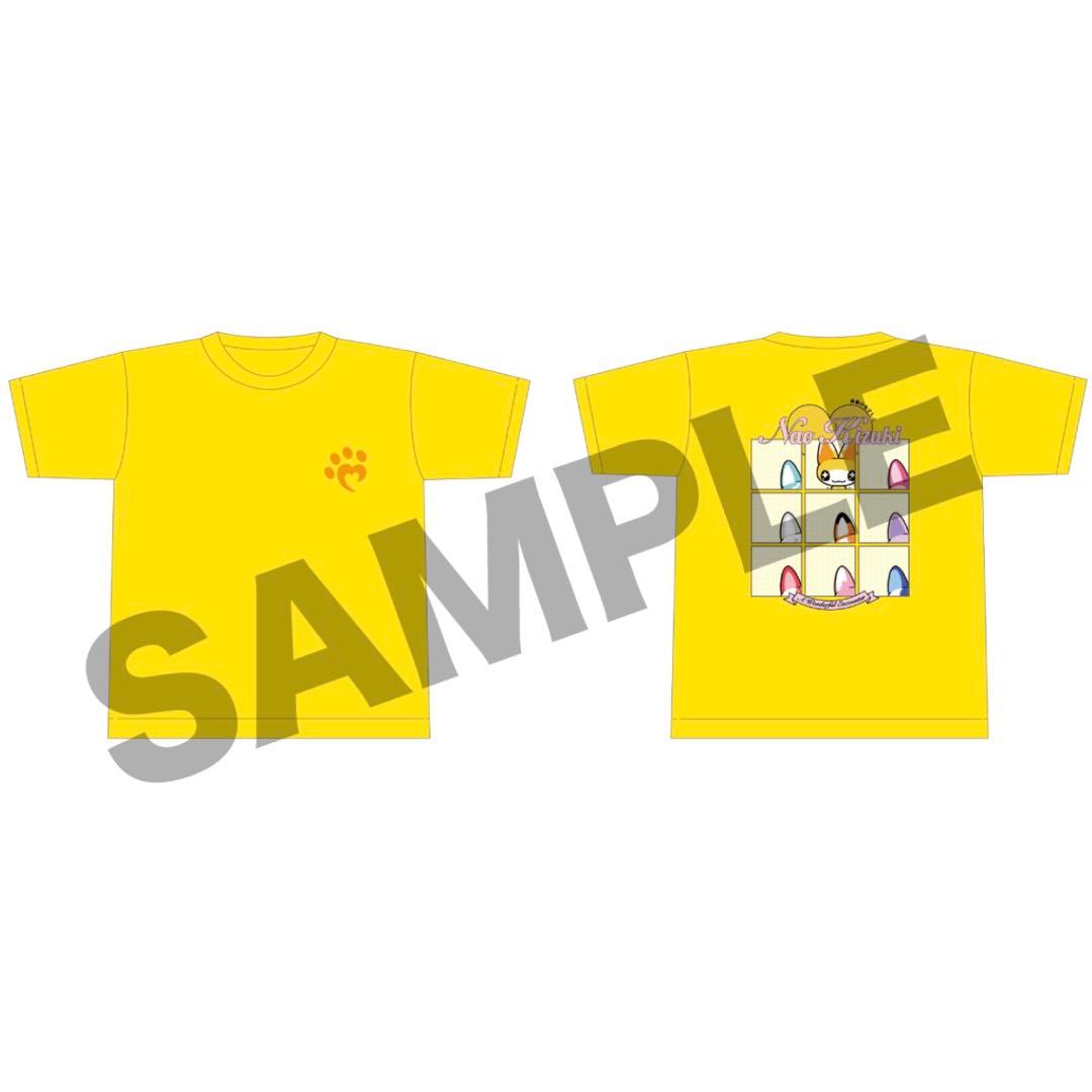 高嶺のなでしこ　城月菜央　サイン入り メンバーカラーTシャツ　XL