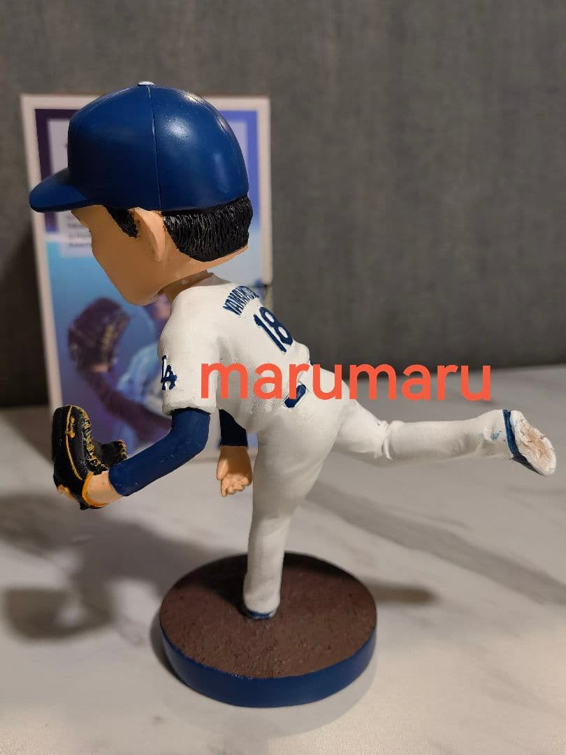 新品 山本由伸ボブルヘッド人形[本物] 6月13日ドジャーススタジアム限定配布①