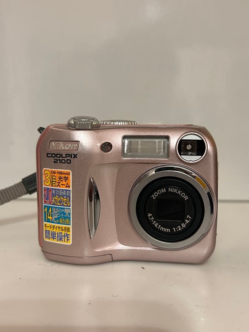 【希少美品】Nikon ニコン COOLPIX 2100 ピンク