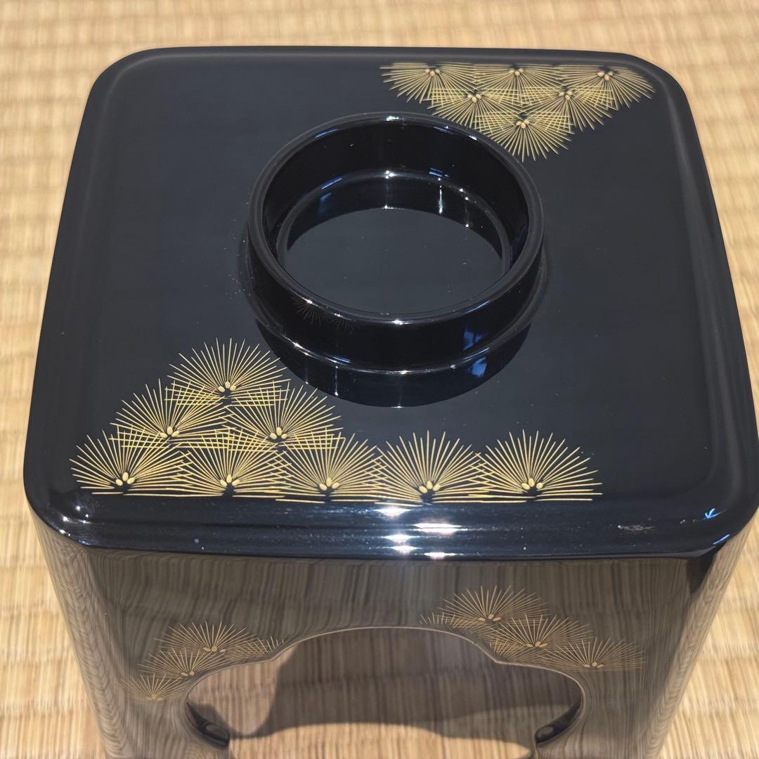 輪島塗 寺松沈金 屠蘇器 共箱