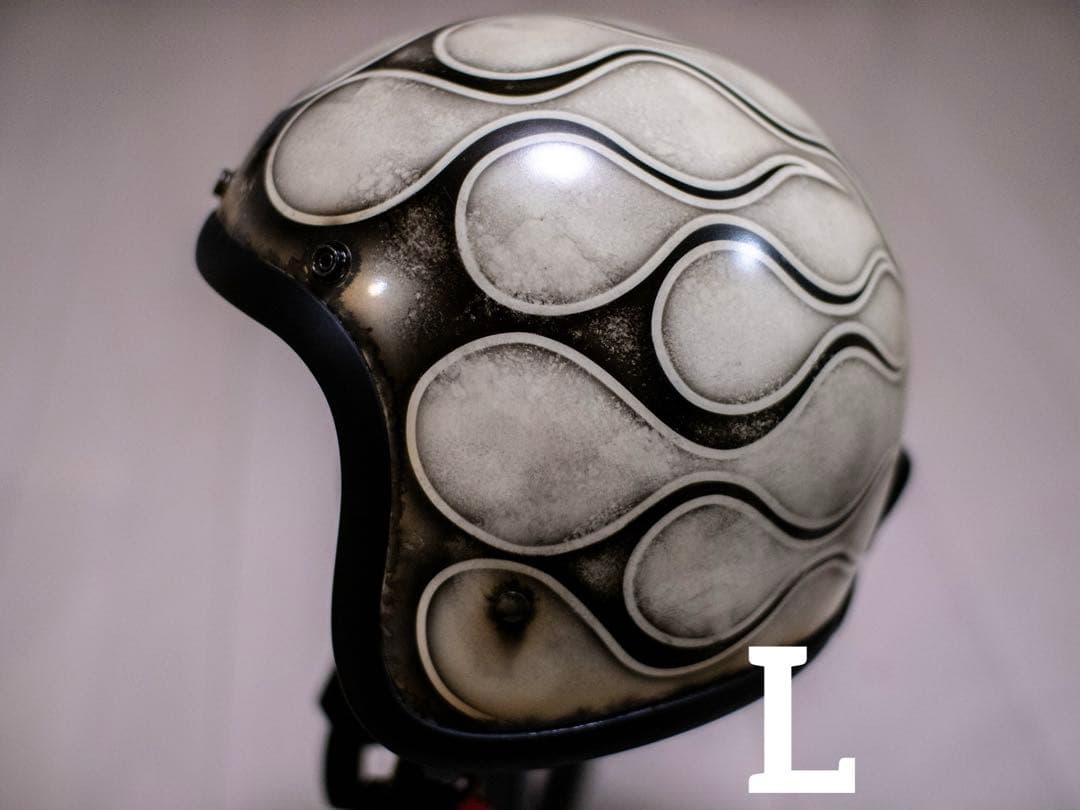 L 極小帽体　500tx スモールジェット　アイボリーエイジング黒フレア