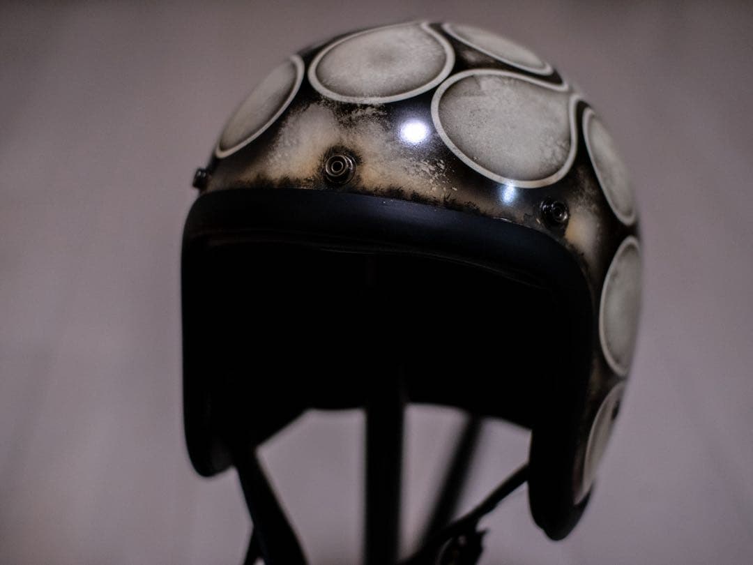 L 極小帽体　500tx スモールジェット　アイボリーエイジング黒フレア