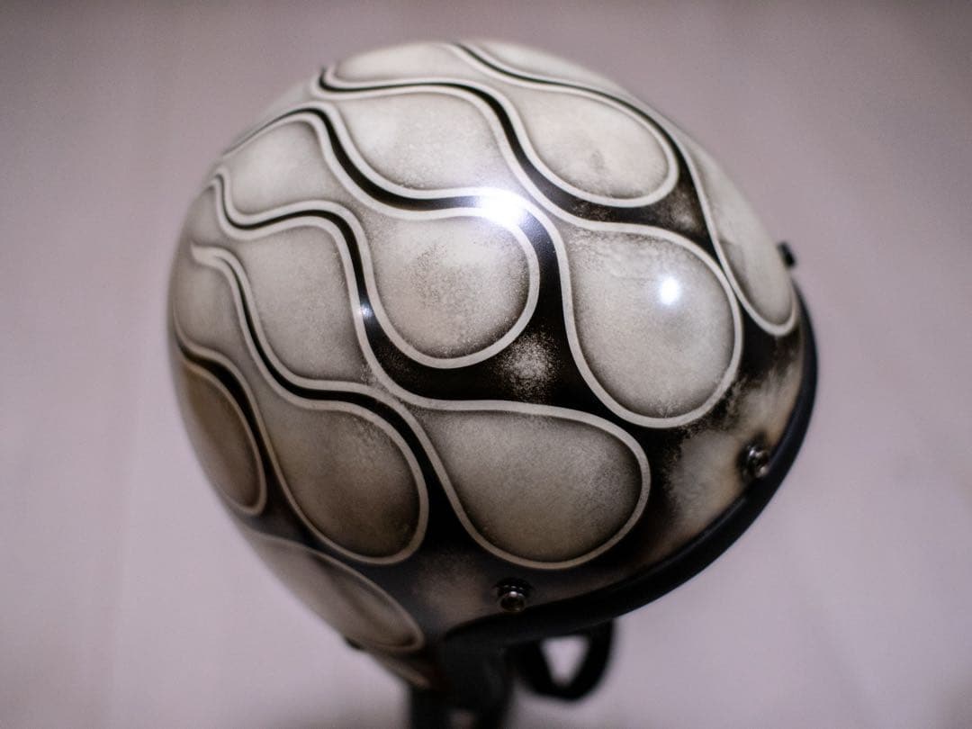 L 極小帽体　500tx スモールジェット　アイボリーエイジング黒フレア