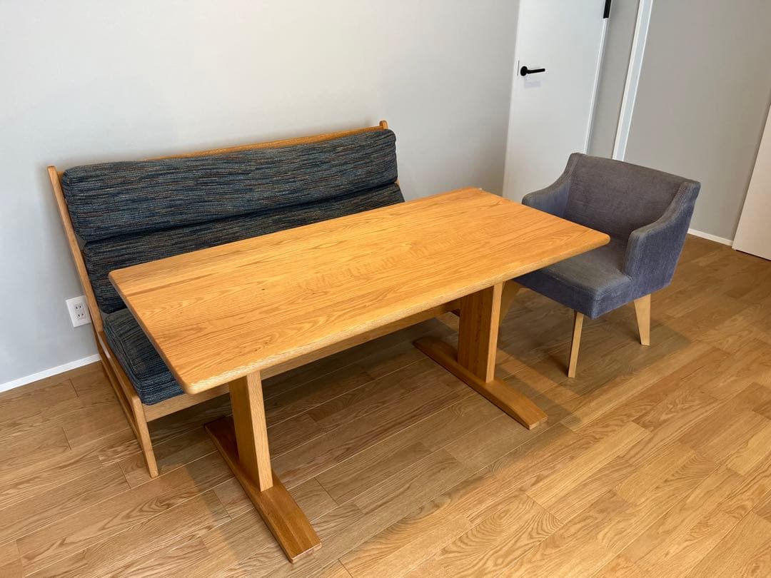 【直接引取り希望】ナガノインテリア　リビングハウス　ダイニングテーブル３点セット