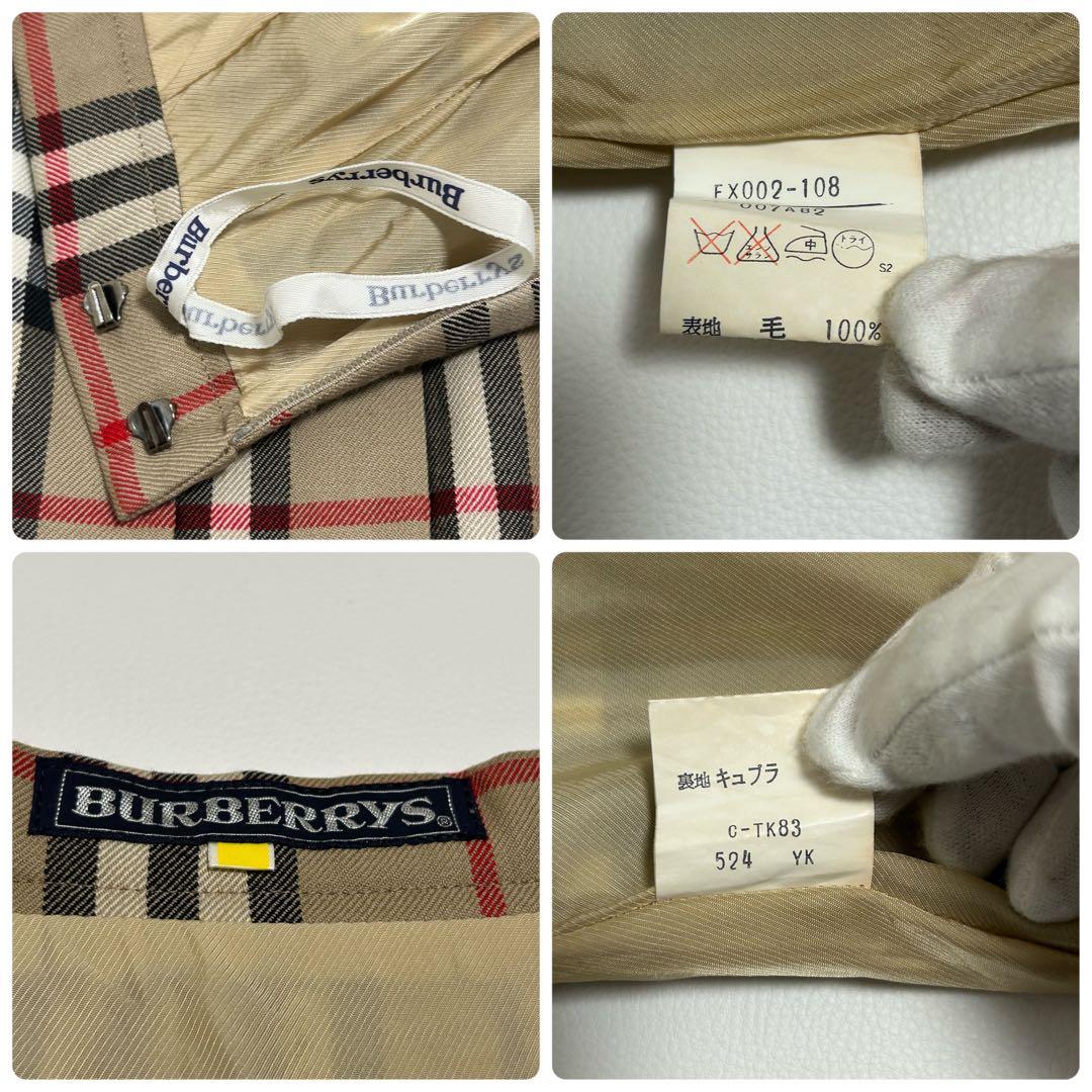 ✨希少 BURBERRYS ノバチェック プリーツスカート ヴィンテージ ウール