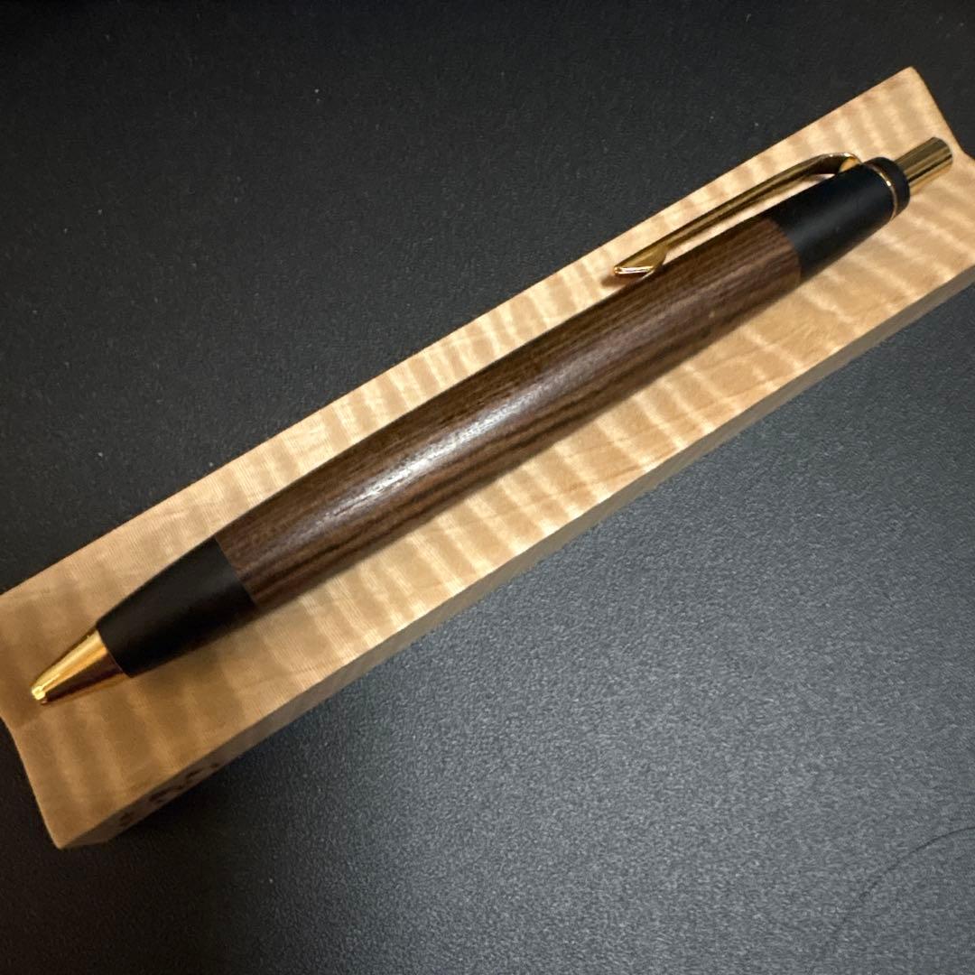 〈本日限定〉野原工芸　スタンダードボールペン　新型　キングウッド