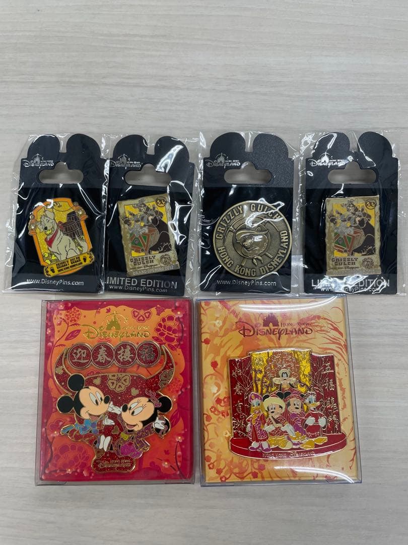 ディズニー 香港限定 ピンバッジ 6個セット