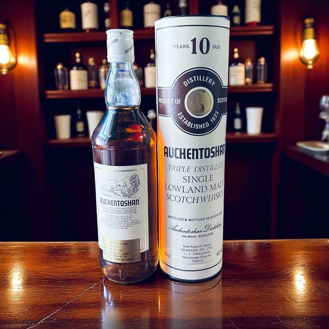 古酒 特級オーヘントッシャン AUCHENTOSHAN 10年　東京税関5926