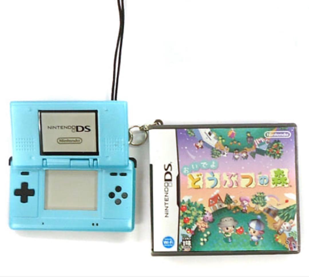 希少　レア　どうぶつの森DSフィギュア　DSカードケースストラップ