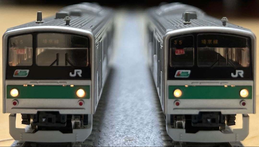 Nゲージ加工品　KATO 205系　埼京線　10両セット