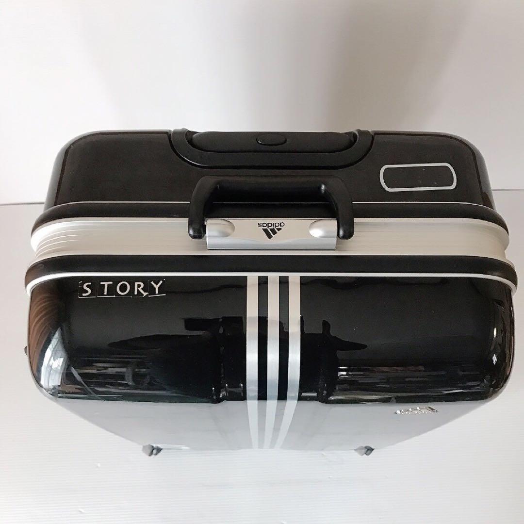 adidas ブラック キャリーケース 5 スーツケース 旅行バッグ