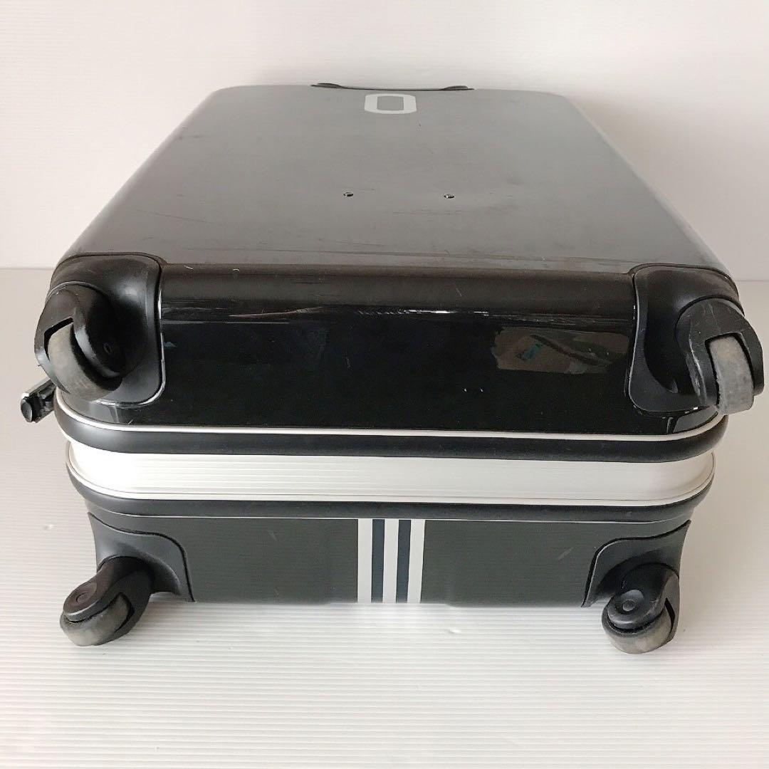 adidas ブラック キャリーケース 5 スーツケース 旅行バッグ