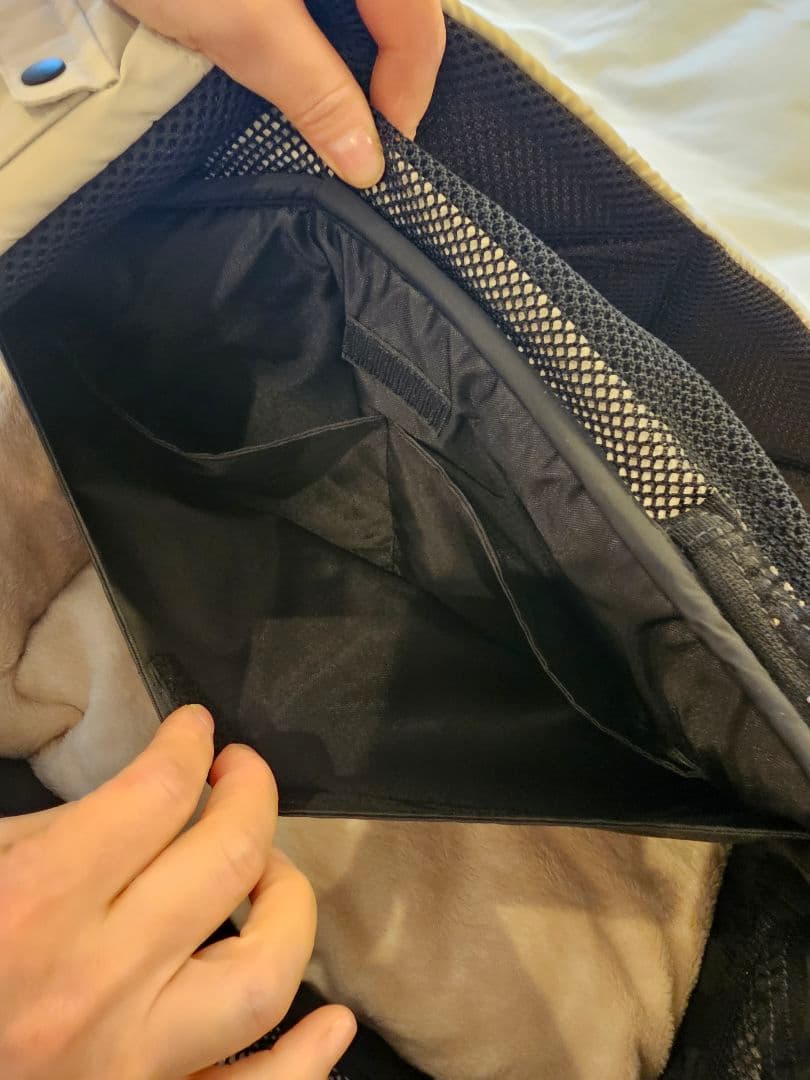 ssoook ベージュ ペット用キャリーバッグ