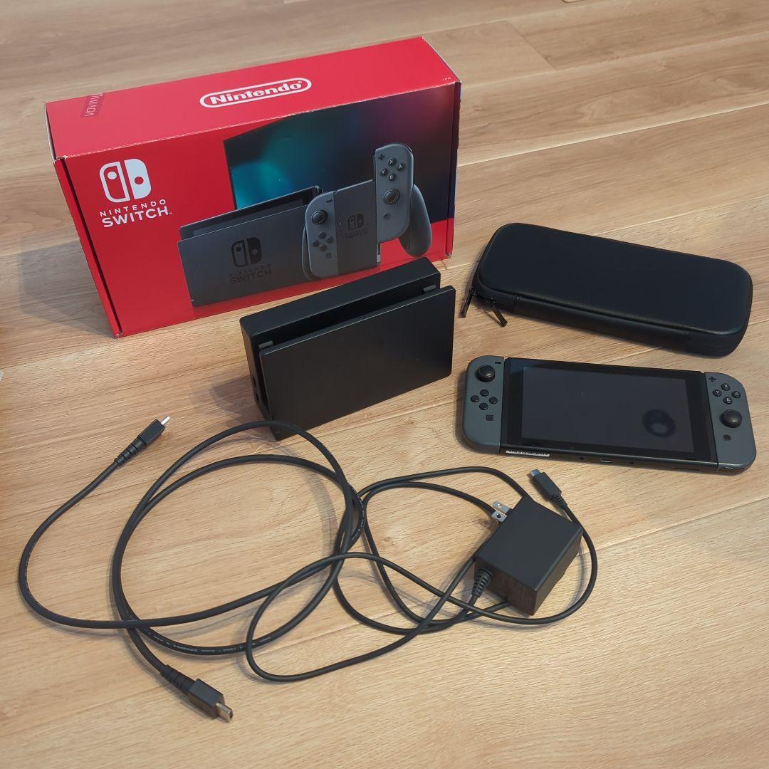 Nintendo Switch 本体（SDカード入）ケース付き