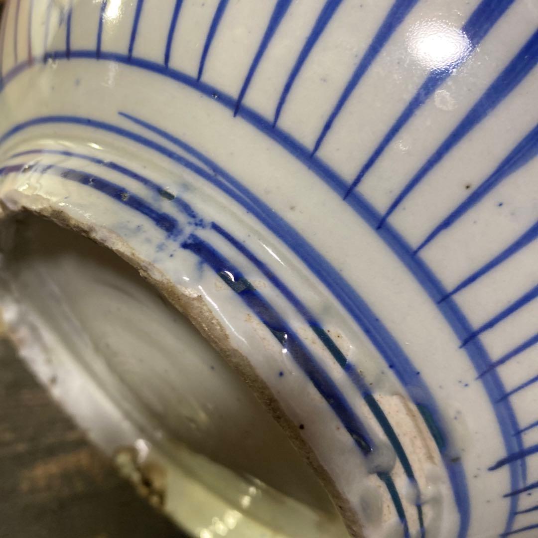 明治古伊万里みじん徳利35cm18cm