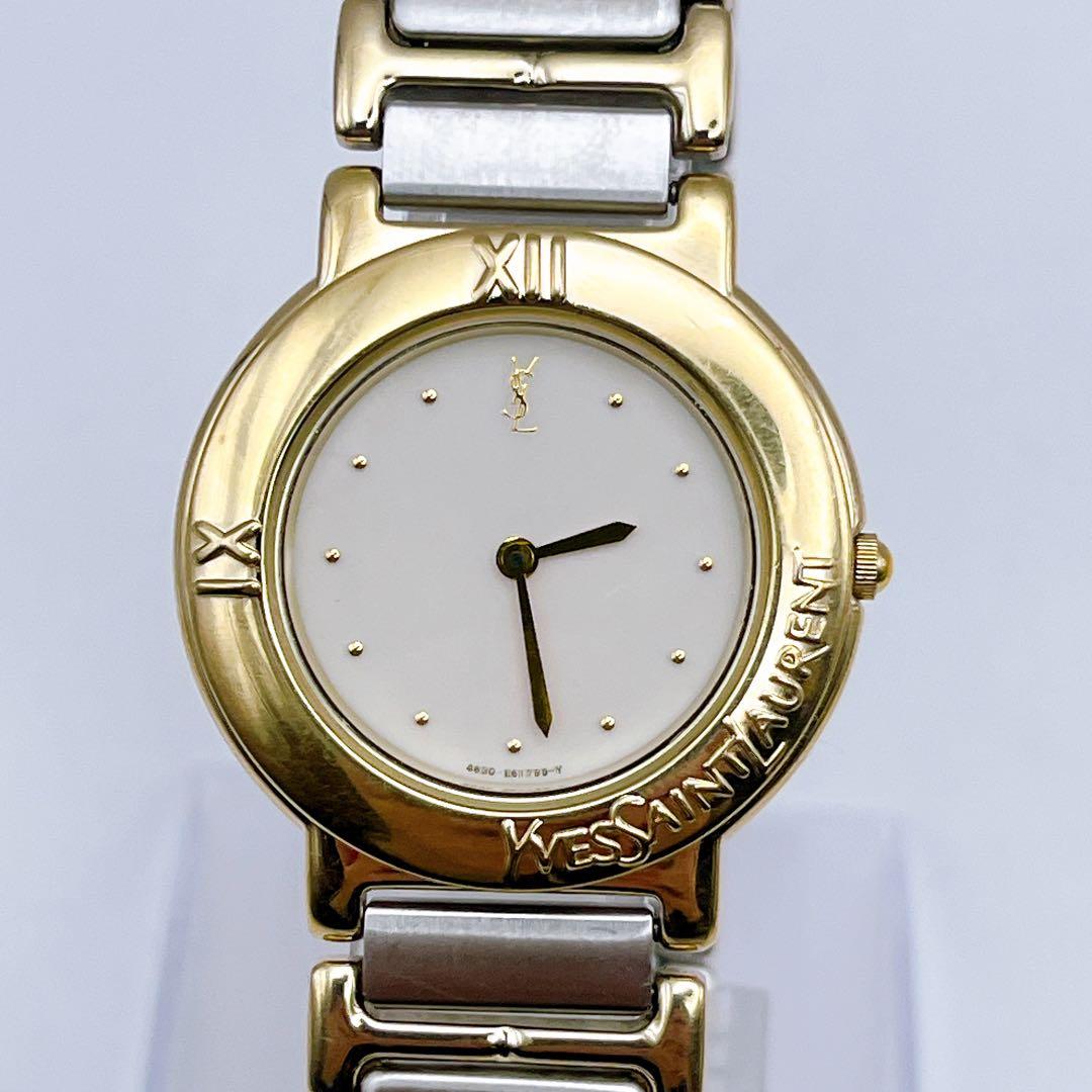 イヴサンローラン　メンズ　腕時計　クォーツ