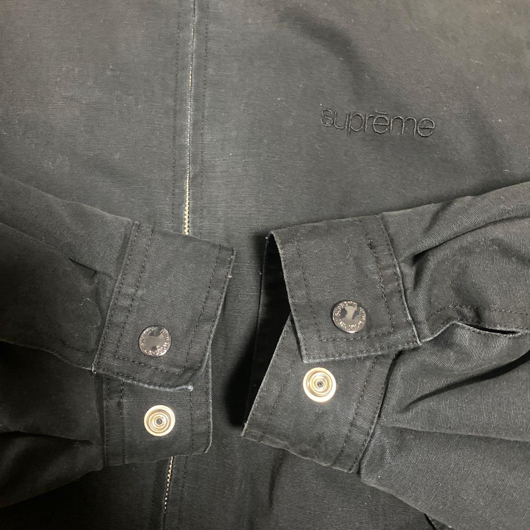 ジャケット・アウター supreme leather collar utility jacket L