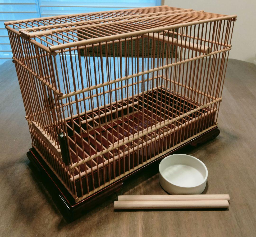 鳥かご　竹籠　メジロ籠